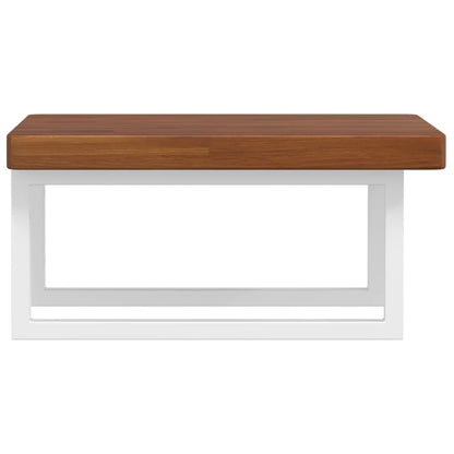 Badkamer Wandschap Staal En Massief Eikenhout 1