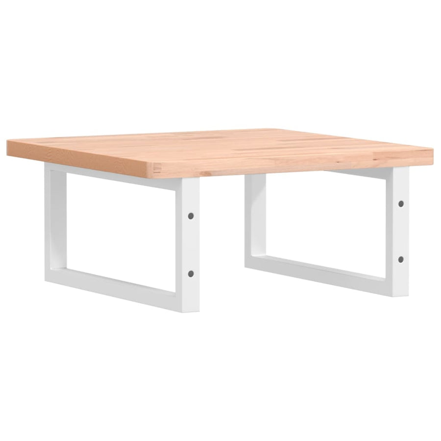 Badkamer Wandschap Staal En Massief Beukenhout 1