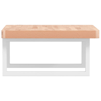 Badkamer Wandschap Staal En Massief Beukenhout 1