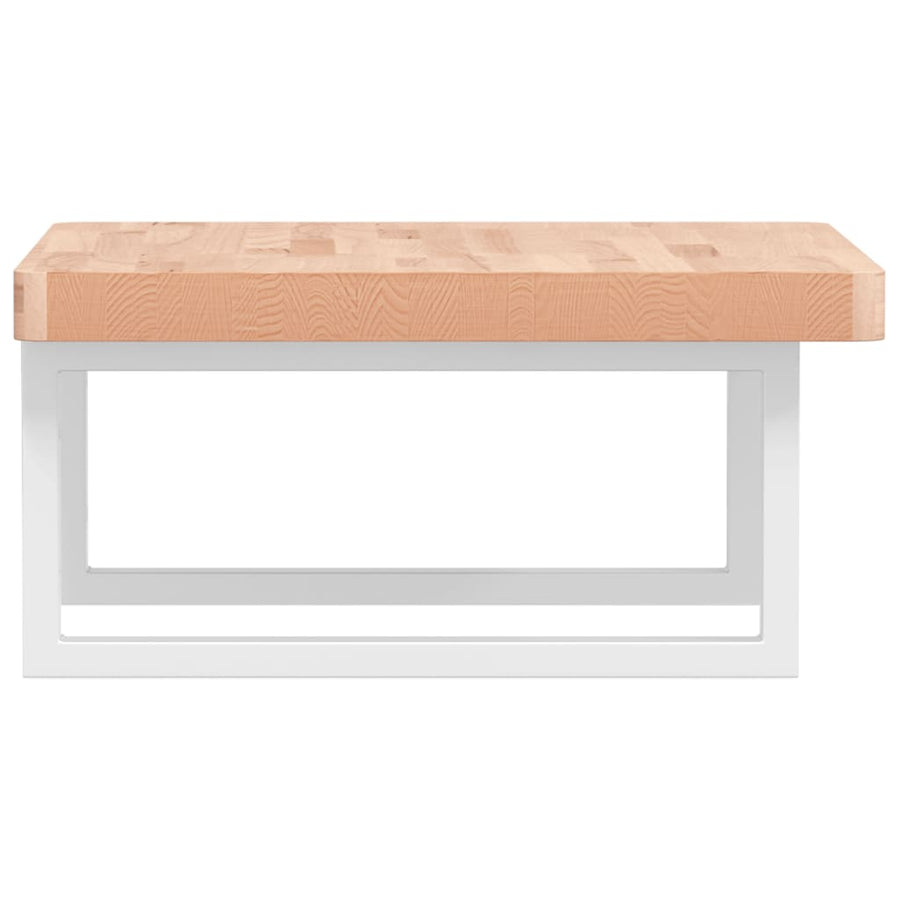 Badkamer Wandschap Staal En Massief Beukenhout 1