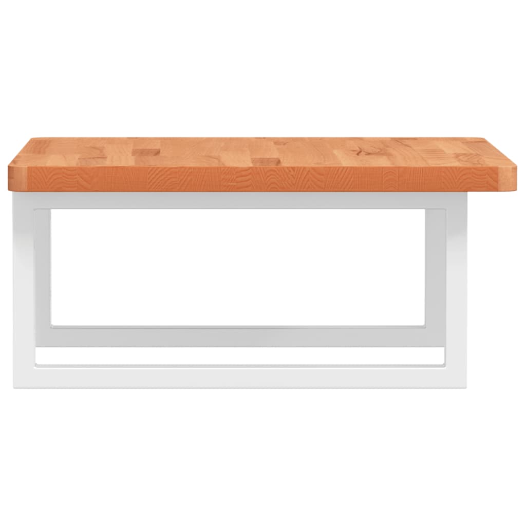 Badkamer Wandschap Staal En Massief Beukenhout 1