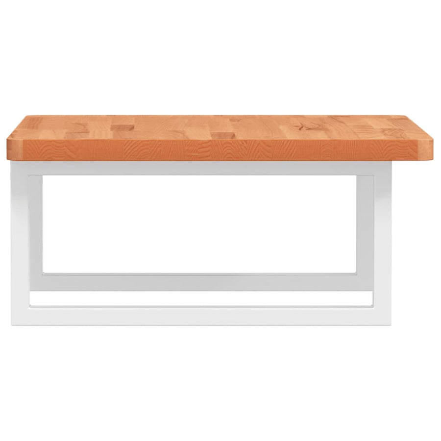 Badkamer Wandschap Staal En Massief Beukenhout 1
