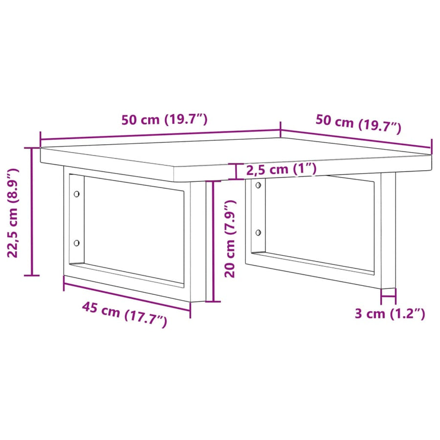 Badkamer Wandschap Staal En Massief Beukenhout 1