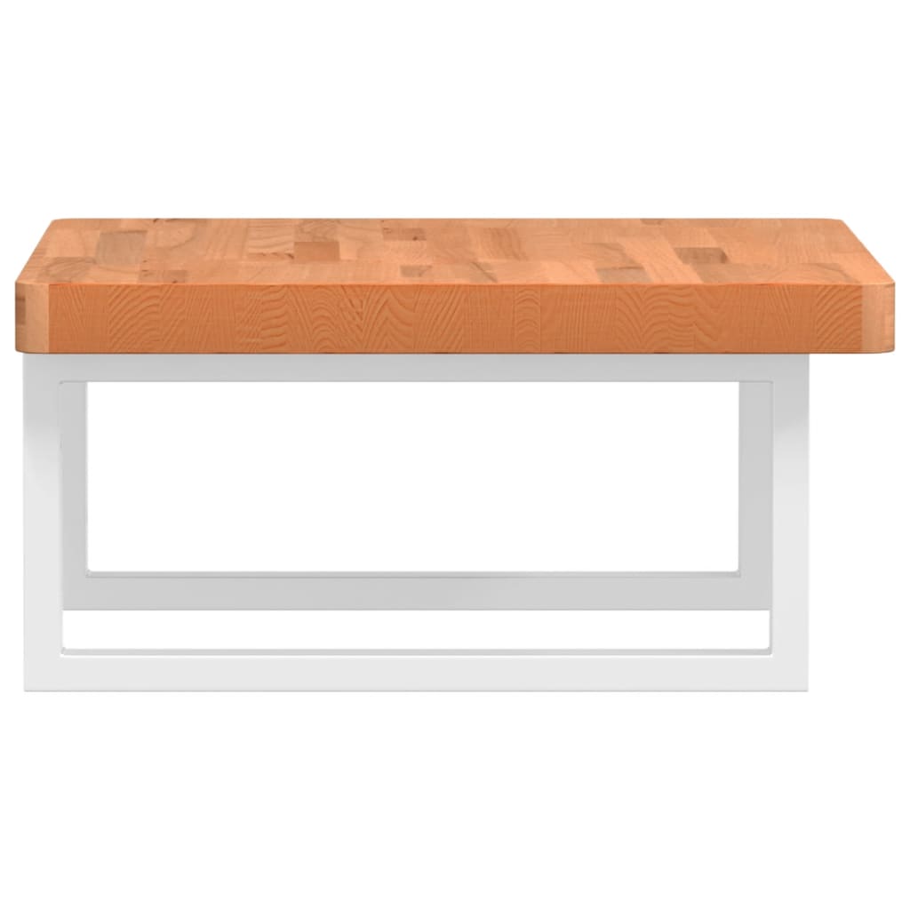 Badkamer Wandschap Staal En Massief Beukenhout 1