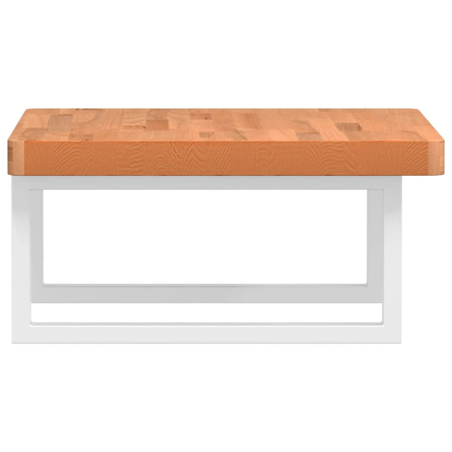 Badkamer Wandschap Staal En Massief Beukenhout 1