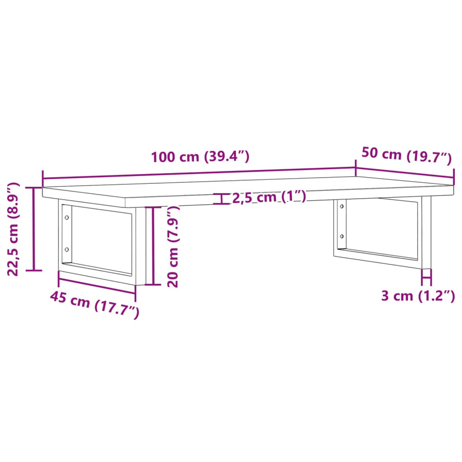 Badkamer Wandschap Staal En Massief Beukenhout 1