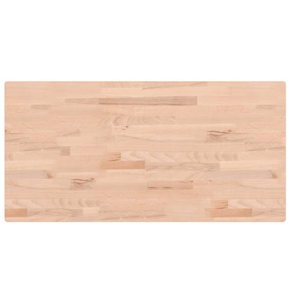 Badkamer wandschap staal en massief beukenhout