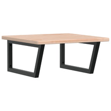 Badkamer wandschap staal en massief eikenhout