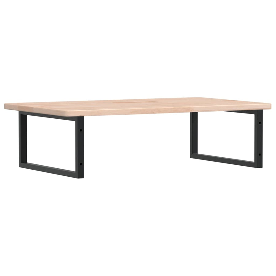 Badkamer wandschap staal en massief eikenhout