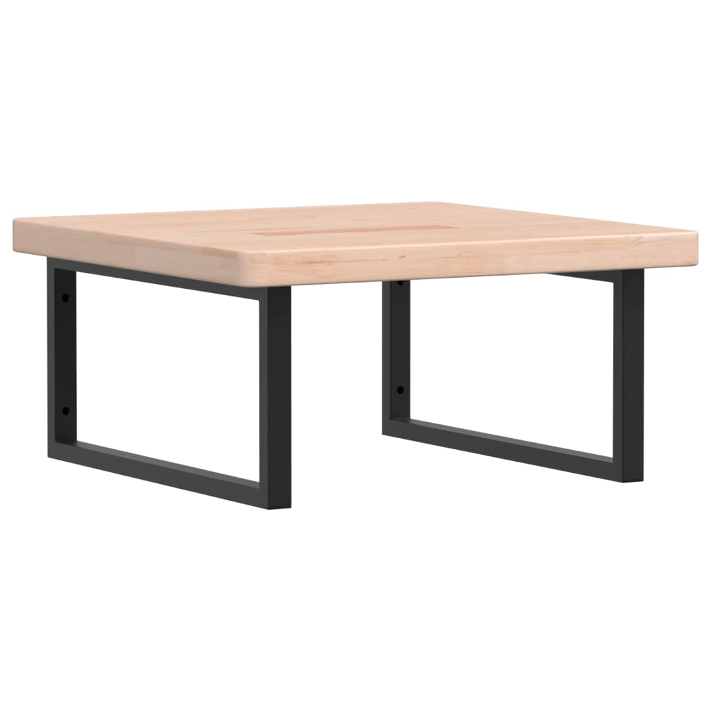 Badkamer Wandschap Staal En Massief Eikenhout