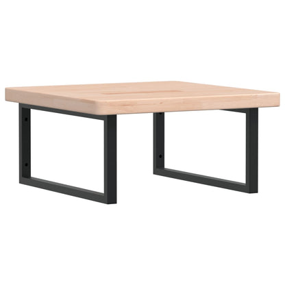 Badkamer Wandschap Staal En Massief Eikenhout
