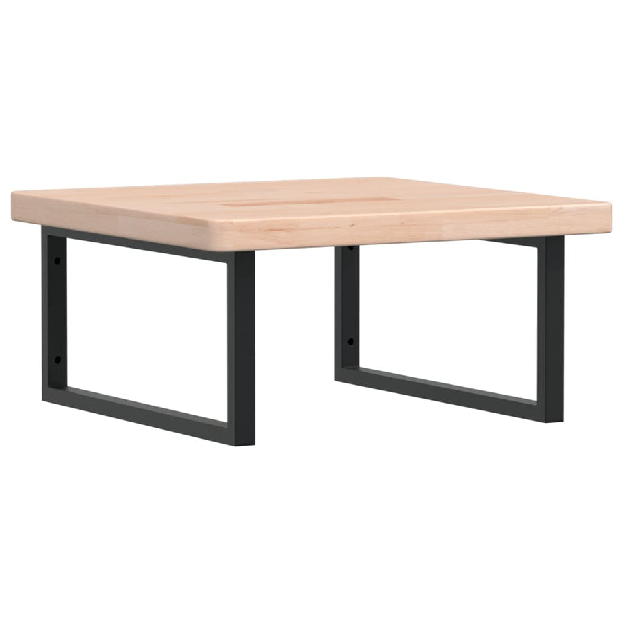 Badkamer Wandschap Staal En Massief Eikenhout