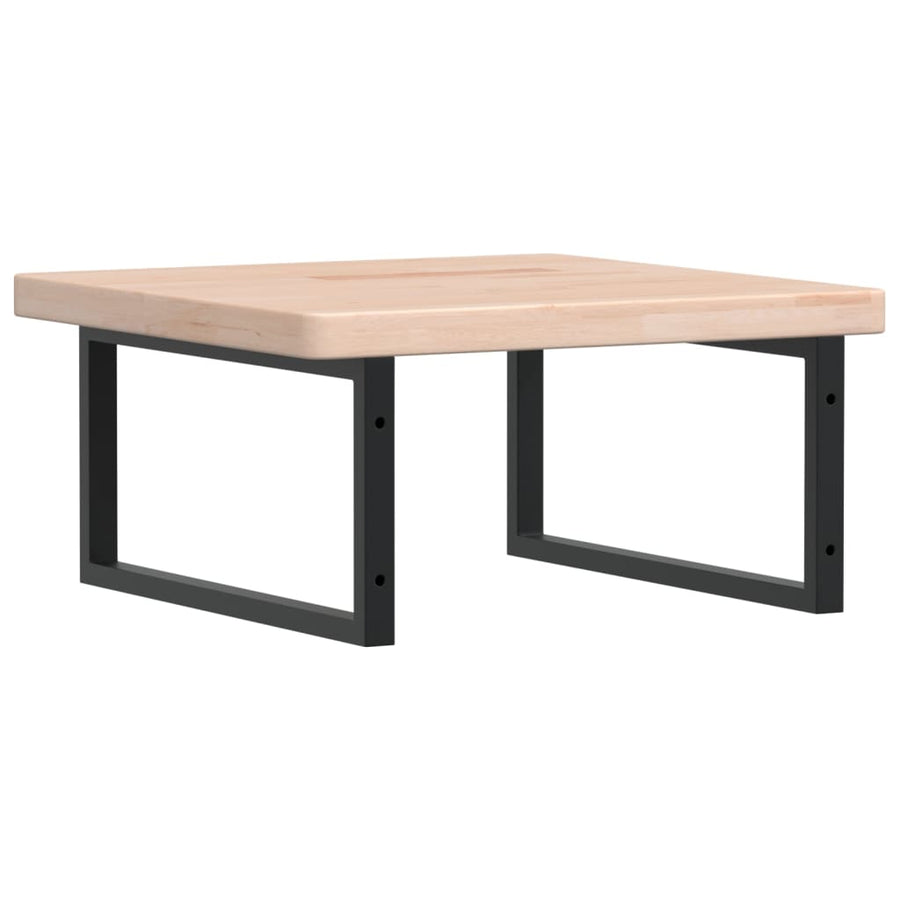 Badkamer Wandschap Staal En Massief Eikenhout