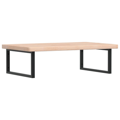 Badkamer Wandschap Staal En Massief Eikenhout
