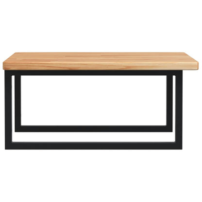 Badkamer Wandschap Staal En Massief Eikenhout
