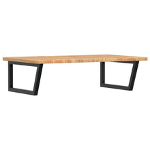 Badkamer wandschap staal en massief eikenhout