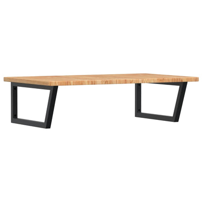 Badkamer wandschap staal en massief eikenhout