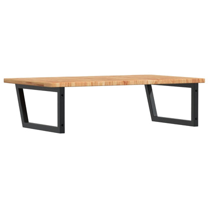 Badkamer wandschap staal en massief eikenhout