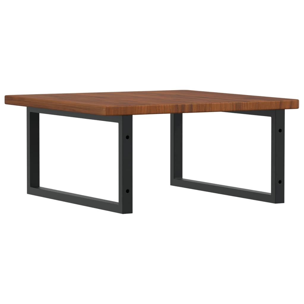 Badkamer Wandschap Staal En Massief Eikenhout