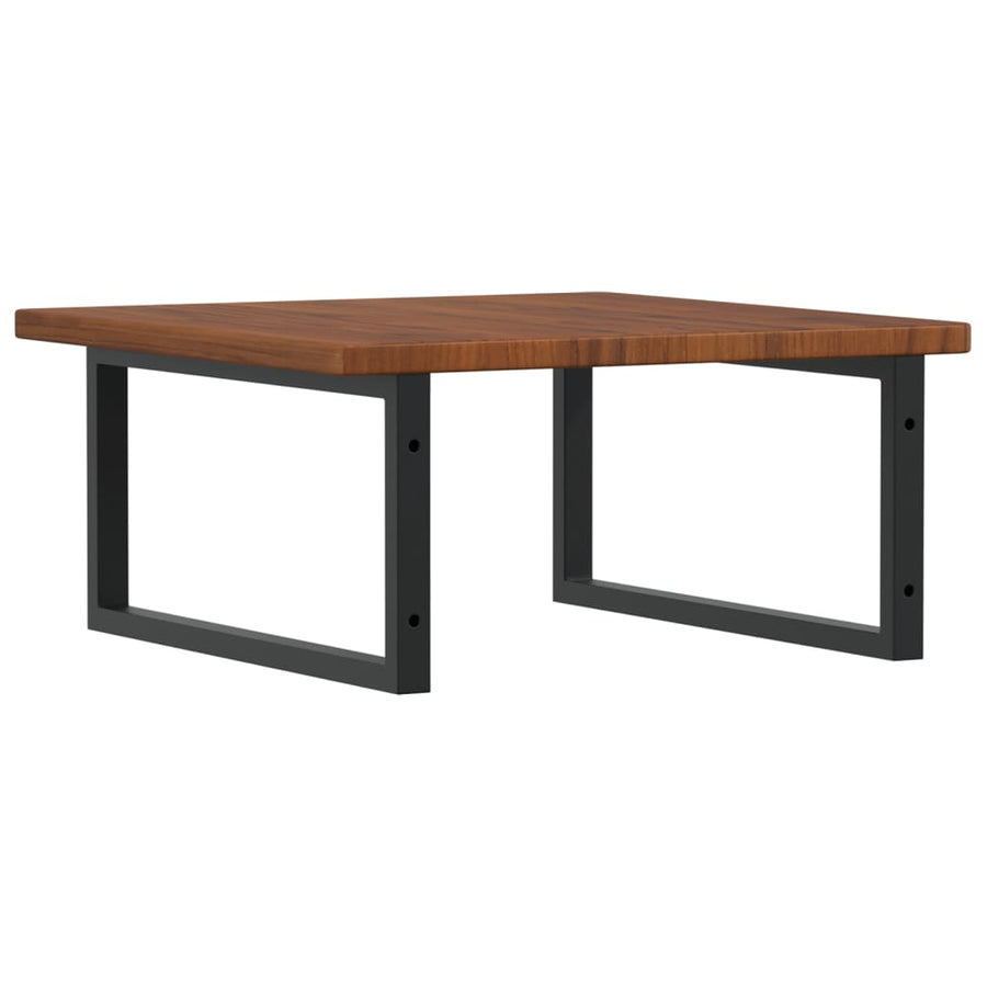 Badkamer Wandschap Staal En Massief Eikenhout