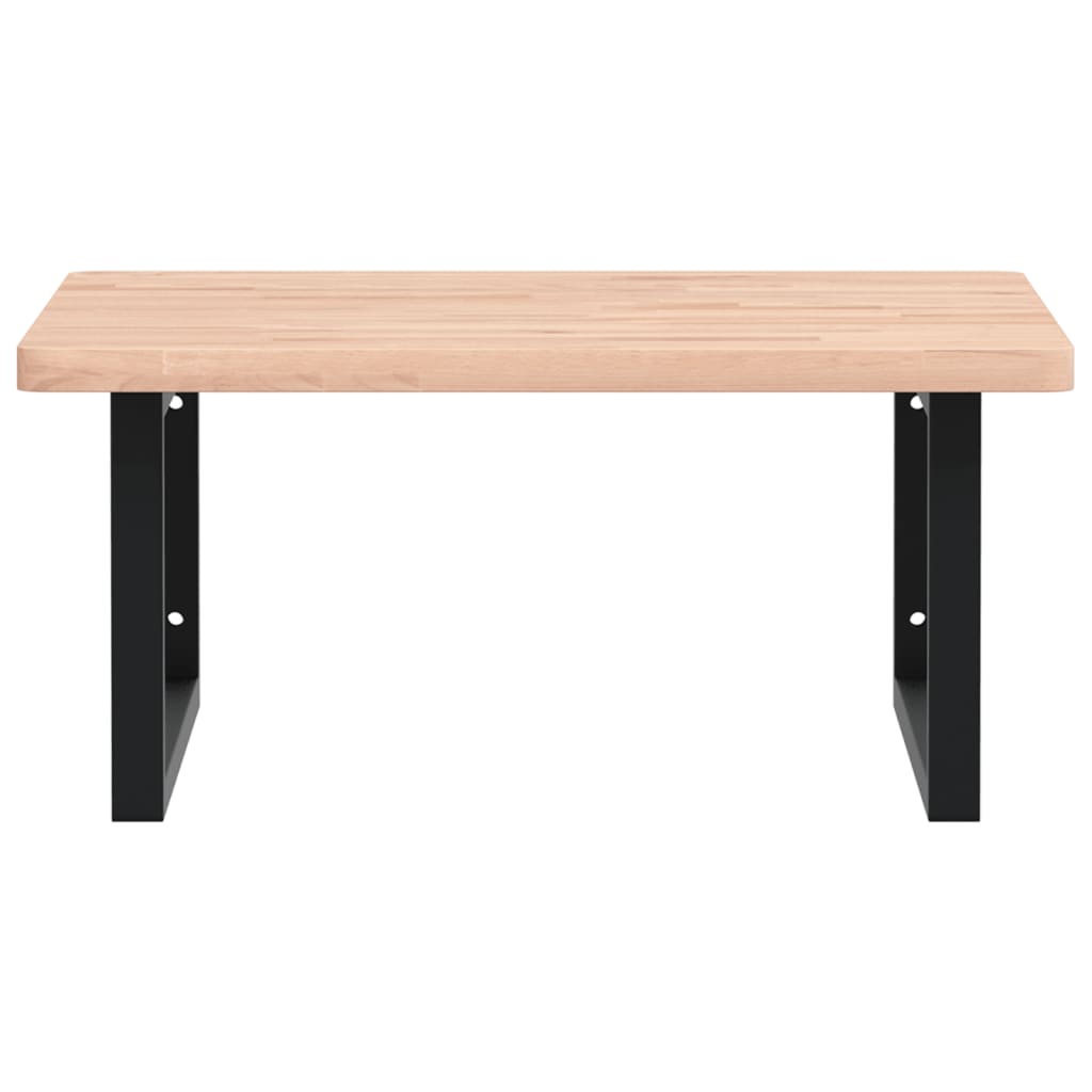 Badkamer Wandschap Staal En Massief Beukenhout Eiken En Wit