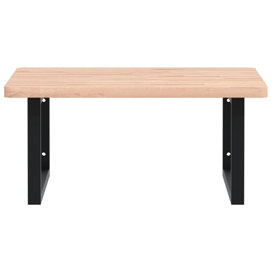 Badkamer Wandschap Staal En Massief Beukenhout Eiken En Wit