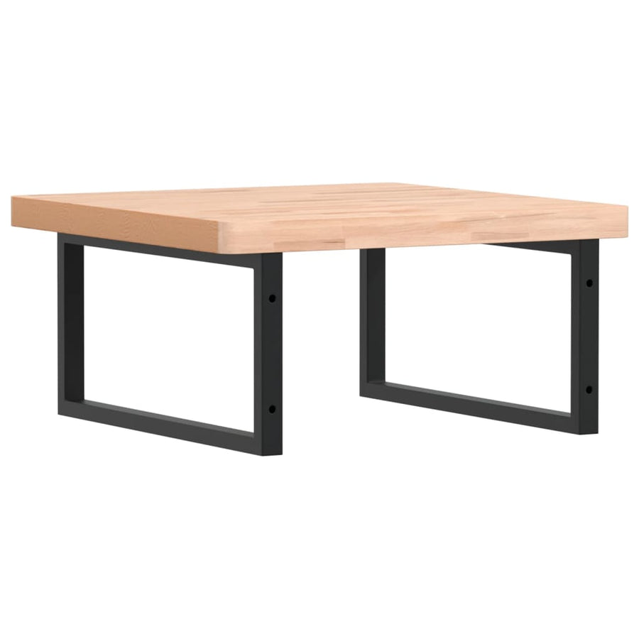 Badkamer Wandschap Staal En Massief Beukenhout