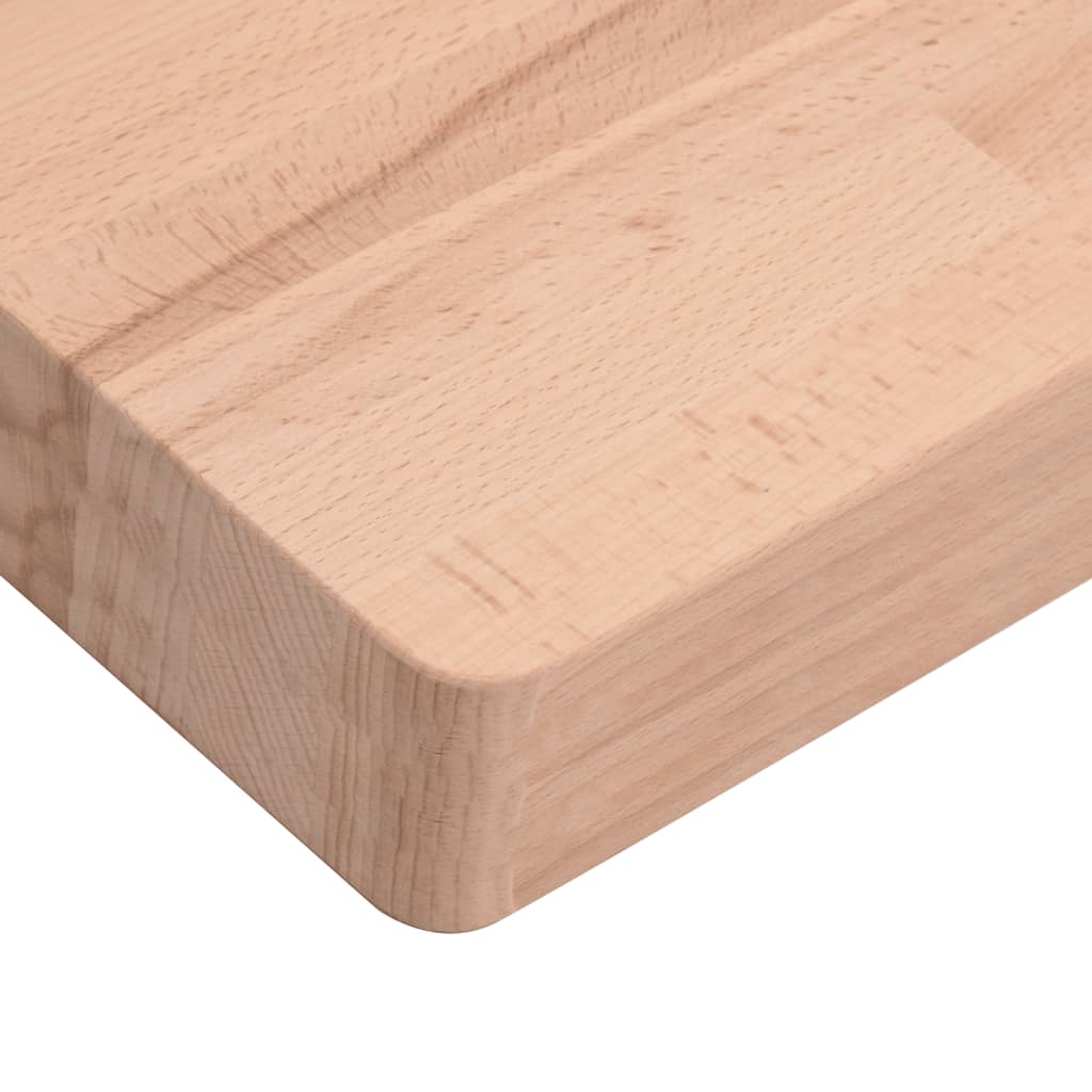 Badkamer Wandschap Staal En Massief Beukenhout 1 60 x 60 x 4 cm Bruin en zwart