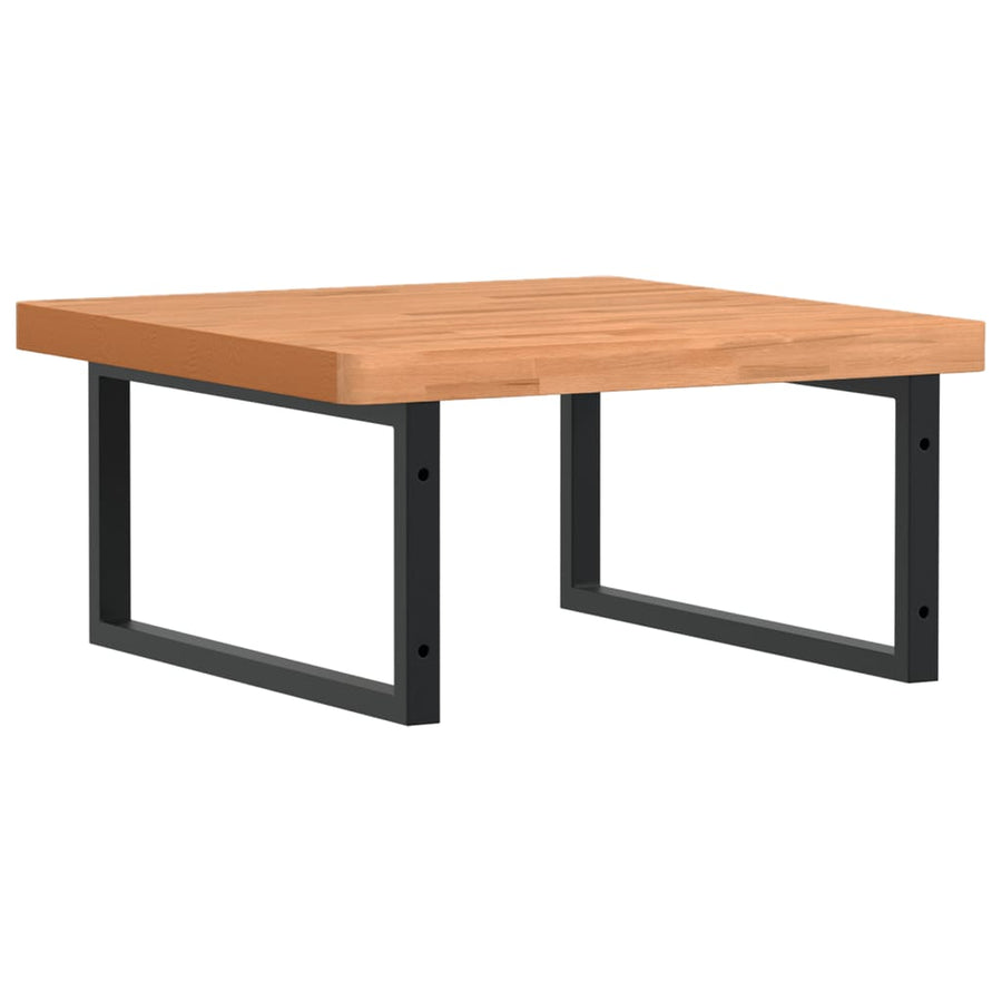 Badkamer Wandschap Staal En Massief Beukenhout
