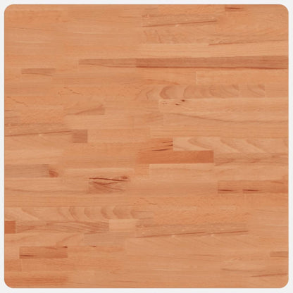 Badkamer Wandschap Staal En Massief Beukenhout 1 60 x 60 x 4 cm Donkerbruin en zwart