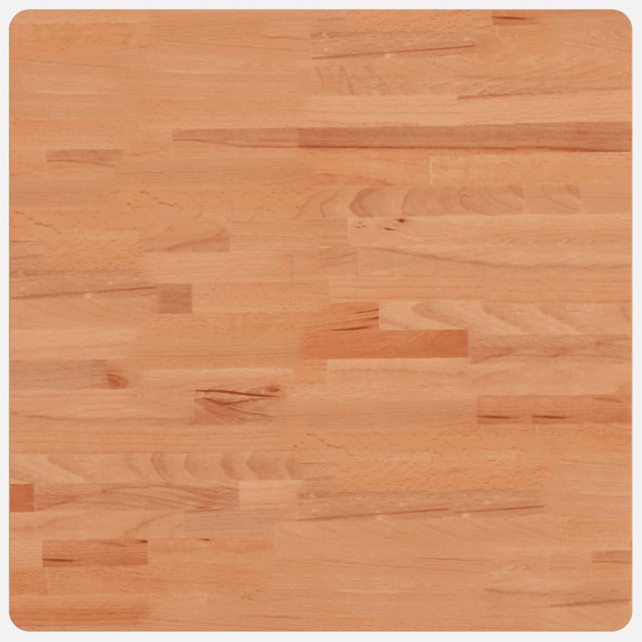 Badkamer Wandschap Staal En Massief Beukenhout 1 60 x 60 x 4 cm Donkerbruin en zwart