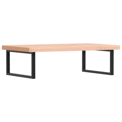 Badkamer Wandschap Staal En Massief Beukenhout Betongrijs
