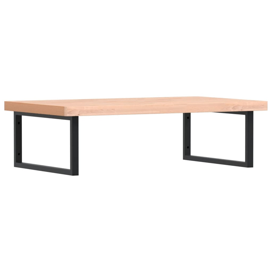 Badkamer Wandschap Staal En Massief Beukenhout Betongrijs