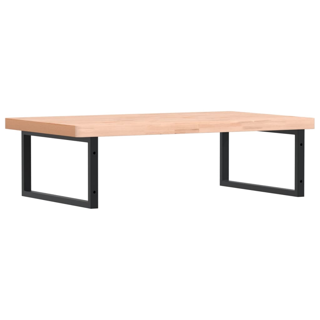 Badkamer Wandschap Staal En Massief Beukenhout Betongrijs