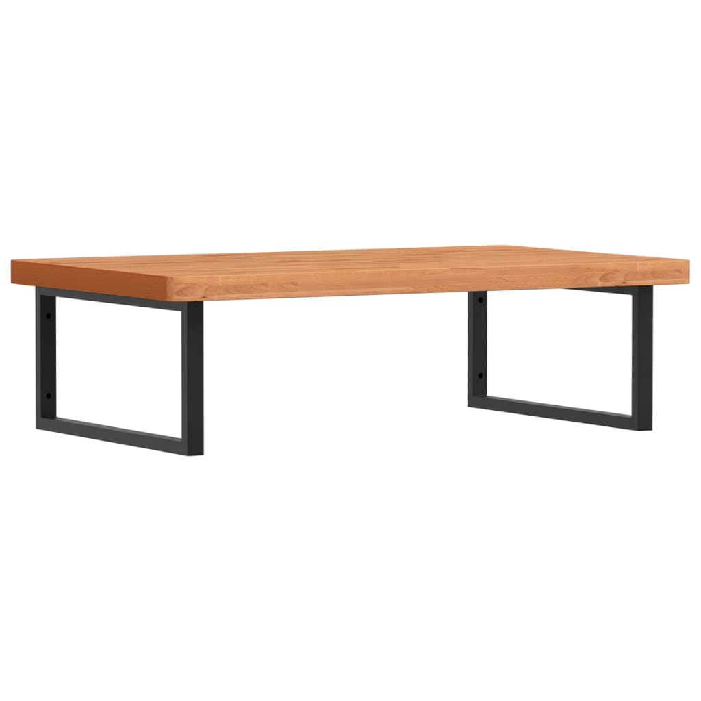 Badkamer Wandschap Staal En Massief Beukenhout