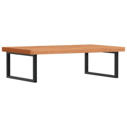 Badkamer Wandschap Staal En Massief Beukenhout