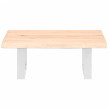Badkamer wandschap staal en massief eikenhout