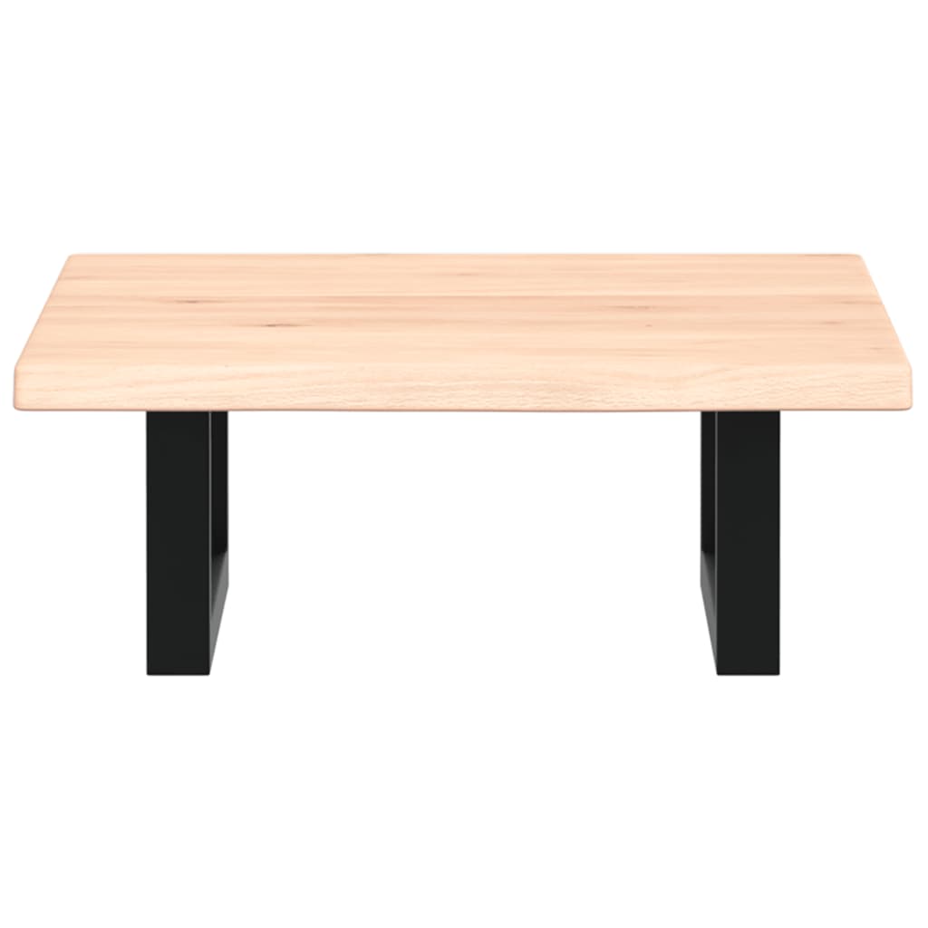 Badkamer wandschap staal en massief eikenhout