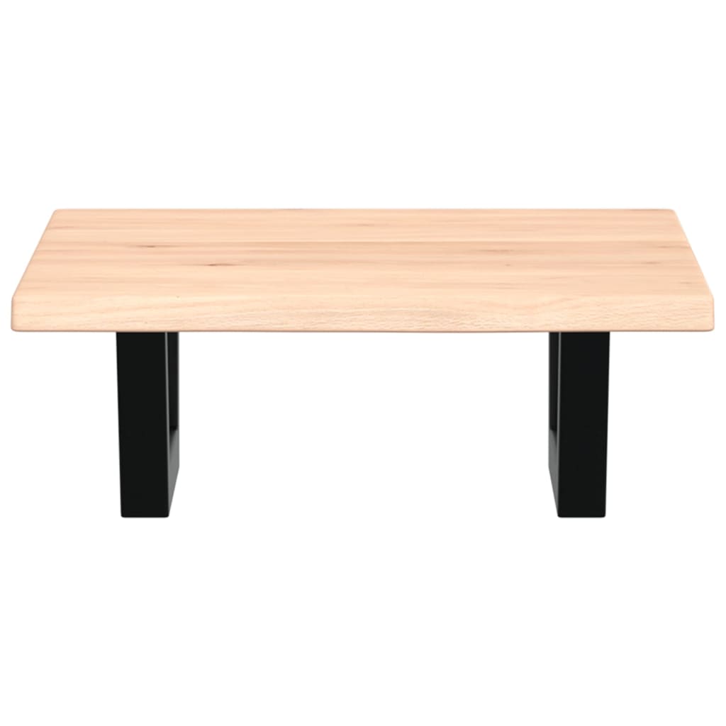 Badkamer wandschap staal en massief eikenhout