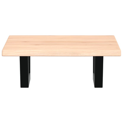 Badkamer wandschap staal en massief eikenhout