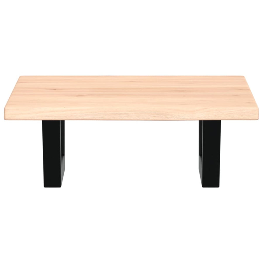Badkamer wandschap staal en massief eikenhout