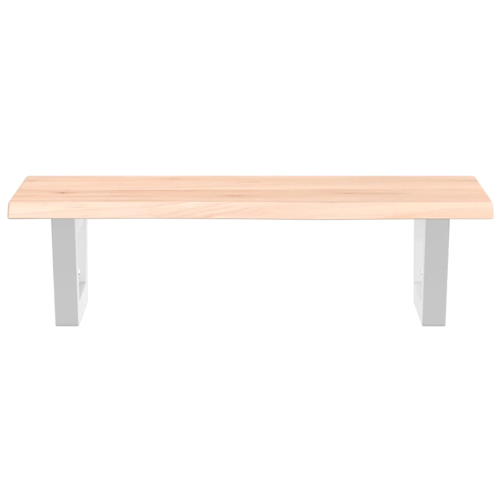 Badkamer wandschap staal en massief eikenhout