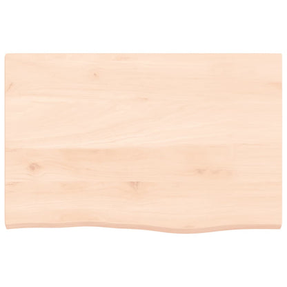 Badkamer wandschap staal en massief eikenhout