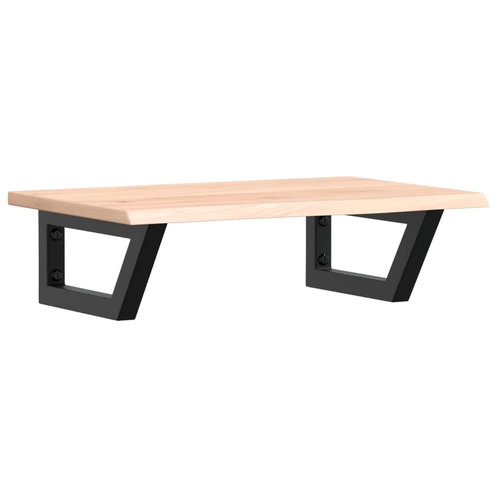 Badkamer wandschap staal en massief eikenhout