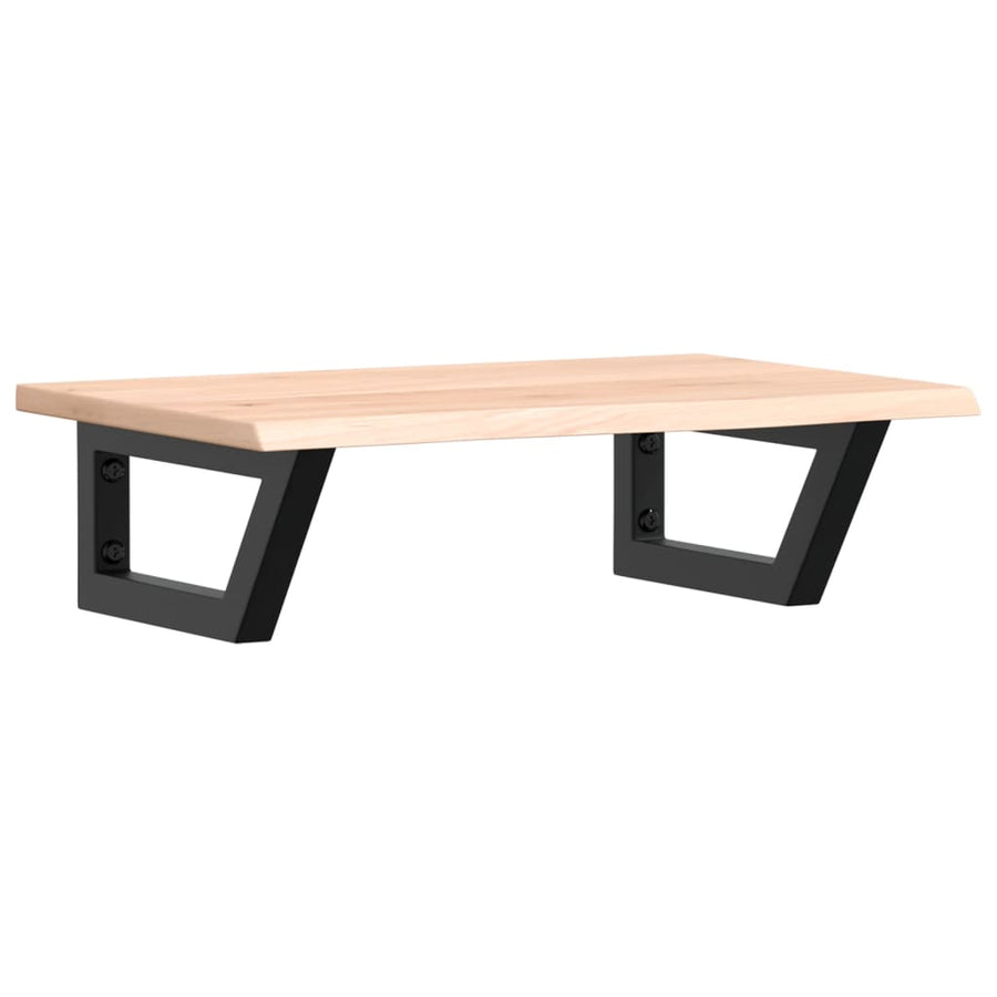 Badkamer wandschap staal en massief eikenhout