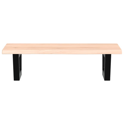Badkamer wandschap staal en massief eikenhout
