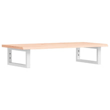 Badkamer wandschap staal en massief eikenhout