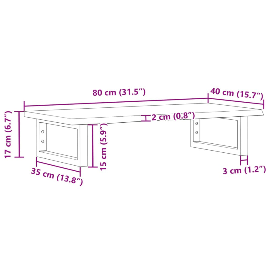 Badkamer wandschap staal en massief eikenhout