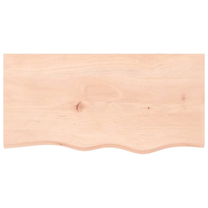 Badkamer wandschap staal en massief eikenhout