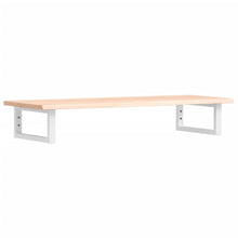 Badkamer wandschap staal en massief eikenhout
